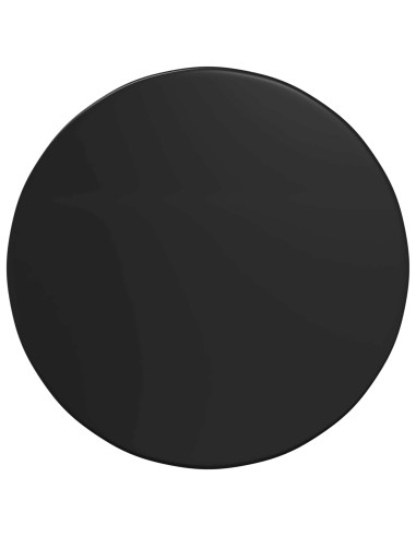Piano del tavolo Nero Ø 80 x 1,5 cm Legno multistrato