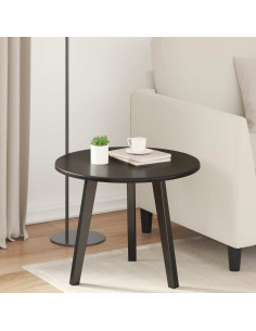 Piano del tavolo Nero Ø 50 x 1,5 cm Legno multistrato