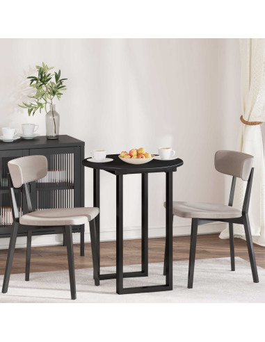 Piano del tavolo Nero Ø 60 x 1,5 cm Legno multistrato