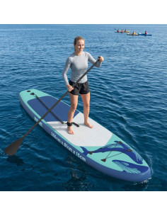 Tavola da Paddle Gonfiabile HYDROS 366 x 81 x 15 cm Turchese