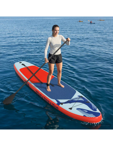 Tavola da Paddle Gonfiabile SCYLLA 366 x 81 x 15 cm Blu per