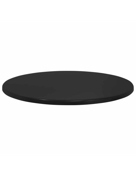 Piano del tavolo Nero Ø 60 x 1,5 cm Legno multistrato