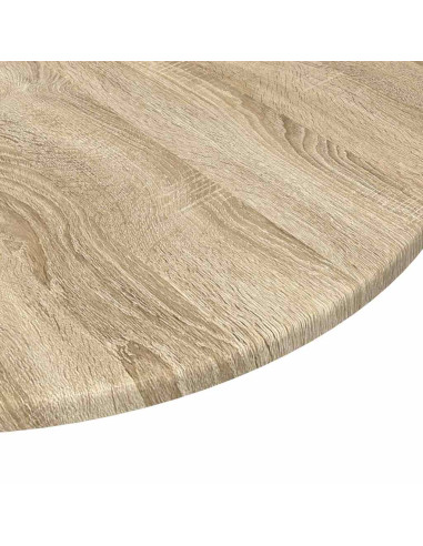 Piano del tavolo rovere sonoma Ø 60 x 1,5 cm Legno multistrato