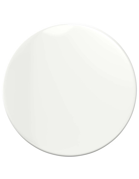 Piano del tavolo Bianco lucido Ø 60 x 1,5 cm Legno multistrato
