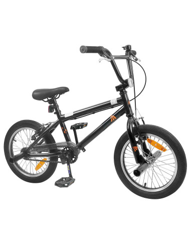 BMX 16 Pollici per 5-8 anni Nero