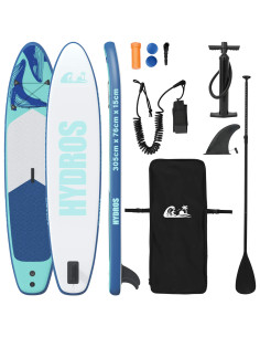 Tavola da Paddle Gonfiabile HYDROS 305 x 76 x 15 cm Turchese 2