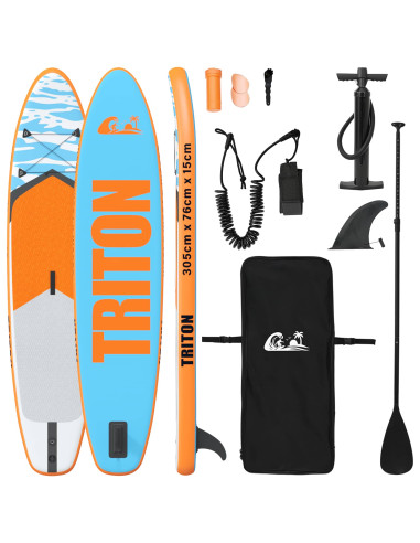 Sup gonfiabile TRITON 305 x 76 x 15 cm Blu per