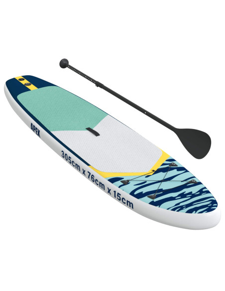Tavola da Paddle Inflabile APEX 305 x 76 x 15 cm Blu per