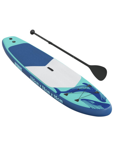 Tavola da Paddle Gonfiabile HYDROS 335 x 76 x 15 cm Turchese