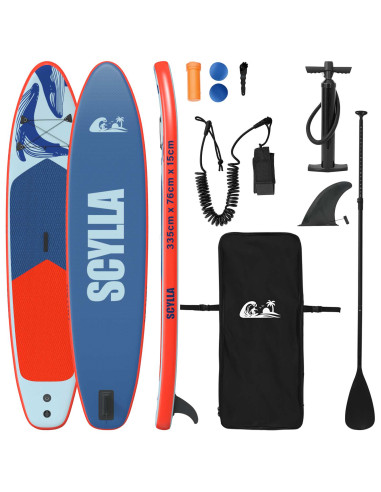 Tavola da Paddle Gonfiabile SCYLLA 335 x 76 x 15 cm Blu per