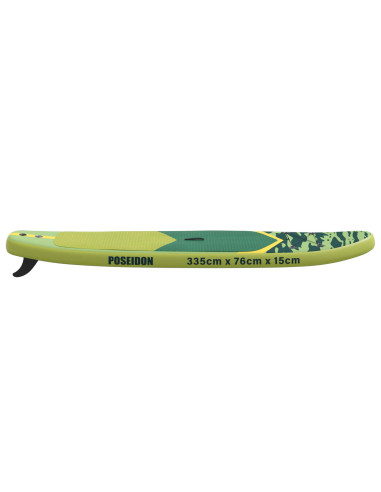 Tavola da Paddle Gonfiabile POSEIDON Verde 335 x 76 x 15 cm PVC