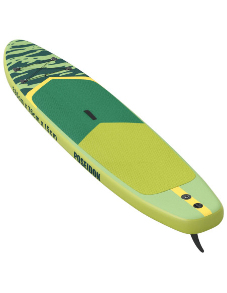 Tavola da Paddle Gonfiabile POSEIDON Verde 335 x 76 x 15 cm PVC