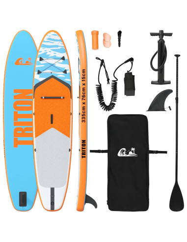 Tavola da paddle gonfiabile TRITON 335 x 76 x 15 cm Blu per
