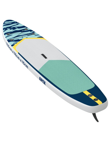 Tavola da Paddle Inflabile APEX 335 x 76 x 15 cm Blu per