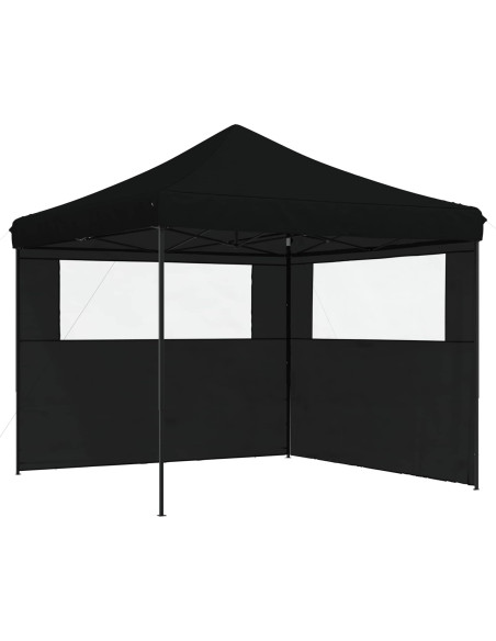 Tenda Party Nero 292 x 292 x 315 cm Tessuto Oxford
