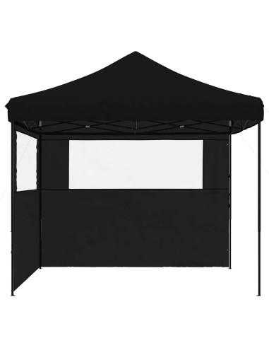 Tenda Party Nero 292 x 292 x 315 cm Tessuto Oxford