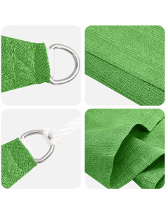 Telo Ombra Verde chiaro 2 x 6 m HDPE 2