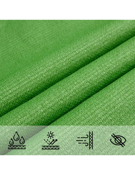 Telo Ombra Verde chiaro 2 x 6 m HDPE
