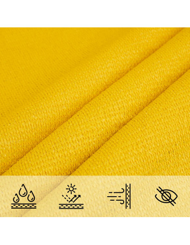 Telo Ombra Giallo 2 x 6 m HDPE