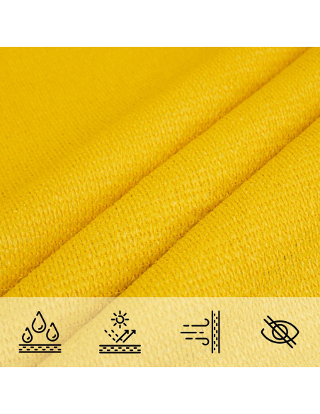 Telo Ombra Giallo 2 x 6 m HDPE