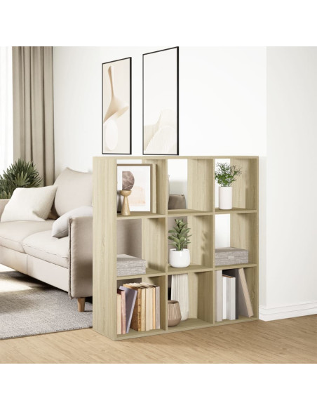 Libreria Divisorio Rovere Sonoma 102x29x103,5 cm in Truciolato