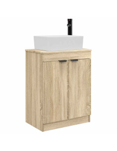 Mobile da bagno con lavabo Rovere Sonoma 54 x 35 x 83 cm
