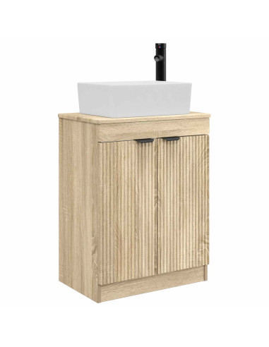 Mobile da bagno con lavabo Rovere Sonoma 54 x 35 x 83 cm