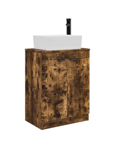 Mobile da bagno con lavabo Rovere Fumo 54 x 35 x 83 cm