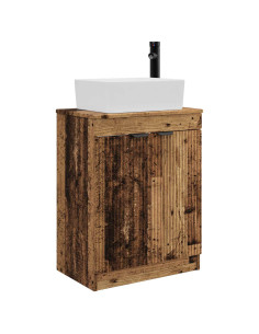 Mobile da bagno con lavabo Legno antico 54 x 35 x 83 cm