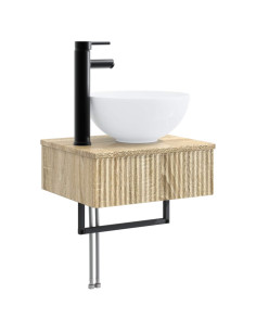 Lavabo da Parete Rovere Sonoma 40 x 35 x 39 cm