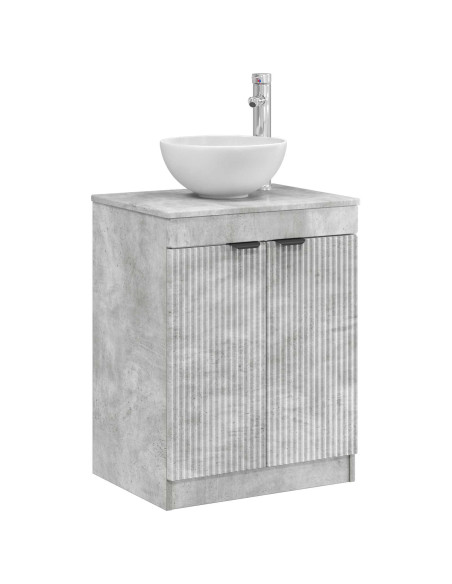 Mobile da Bagno Grigio Cemento 54 x 41 x 70 cm