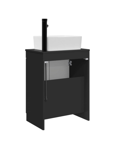 Mobile da bagno con lavabo Nero 54 x 35 x 83 cm