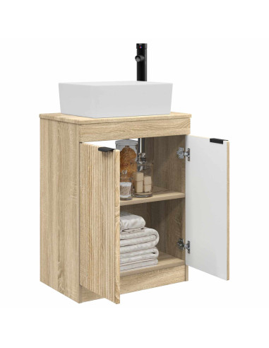 Mobile da bagno con lavabo Rovere Sonoma 54 x 35 x 83 cm