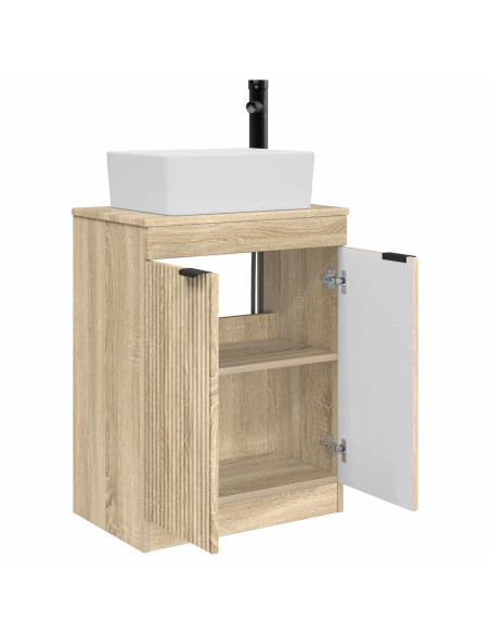 Mobile da bagno con lavabo Rovere Sonoma 54 x 35 x 83 cm