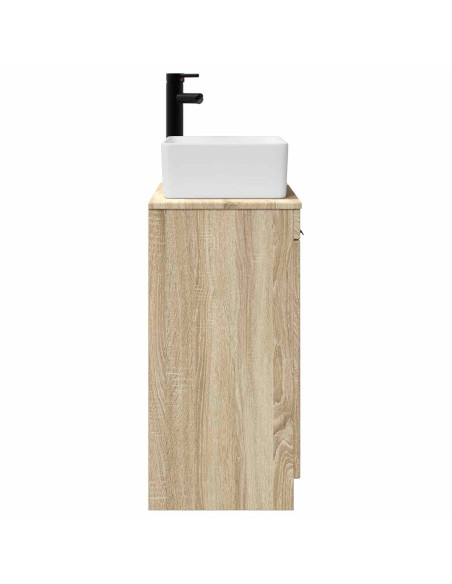 Mobile da bagno con lavabo Rovere Sonoma 54 x 35 x 83 cm