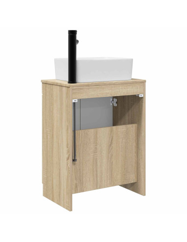 Mobile da bagno con lavabo Rovere Sonoma 54 x 35 x 83 cm