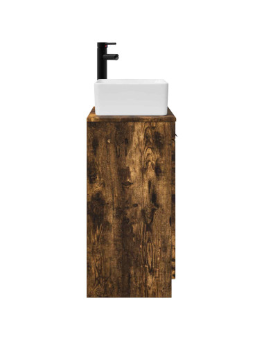Mobile da bagno con lavabo Rovere Fumo 54 x 35 x 83 cm