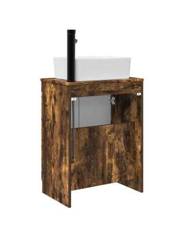Mobile da bagno con lavabo Rovere Fumo 54 x 35 x 83 cm
