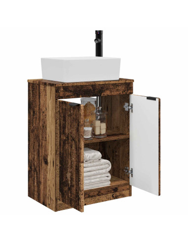 Mobile da bagno con lavabo Legno antico 54 x 35 x 83 cm