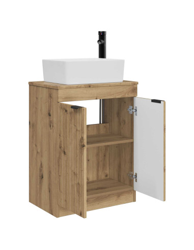 Mobile da bagno con lavabo Rovere Artigianale 54 x 35 x 83 cm