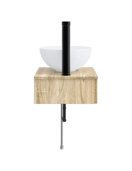 Lavabo da Parete Rovere Sonoma 40 x 35 x 39 cm