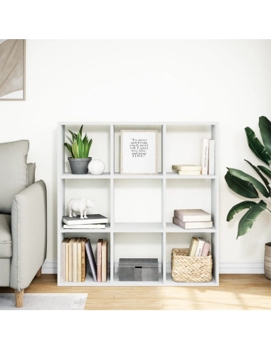 Libreria Divisorio Bianca 102x29x103,5 cm in Truciolato