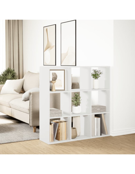 Libreria Divisorio Bianca 102x29x103,5 cm in Truciolato