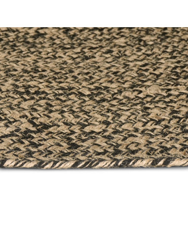 Tappeti per area Naturale e Nero 200 x 290 cm Juta