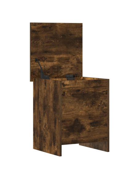 Cassa di stoccaggio Rovere Fumo 40 x 40 x 50 cm