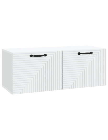 Mobile Porta TV da Muro Bianco 78,5 x 31 x 30 cm