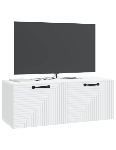 Mobile Porta TV da Muro Bianco 78,5 x 31 x 30 cm