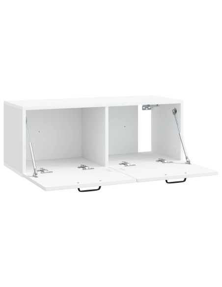Mobile Porta TV da Muro Bianco 78,5 x 31 x 30 cm