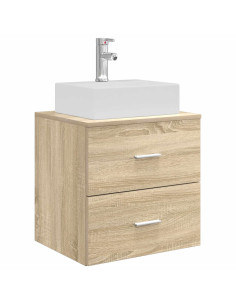 Mobile Lavabo da Parete Rovere Sonoma 49,5 x 41 x 62,5 cm