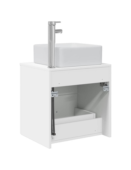 Mobile Lavabo da Parete Bianco 49,5 x 41 x 63 cm